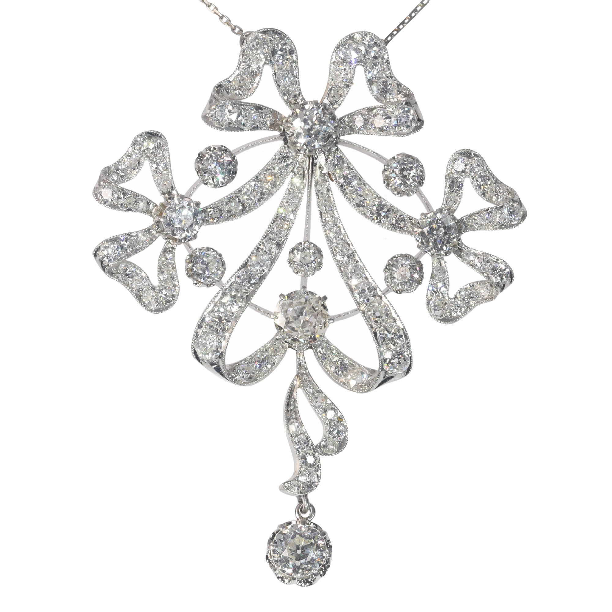 Belle Époque Ribbon Bow: Convertible Diamond Jewel
